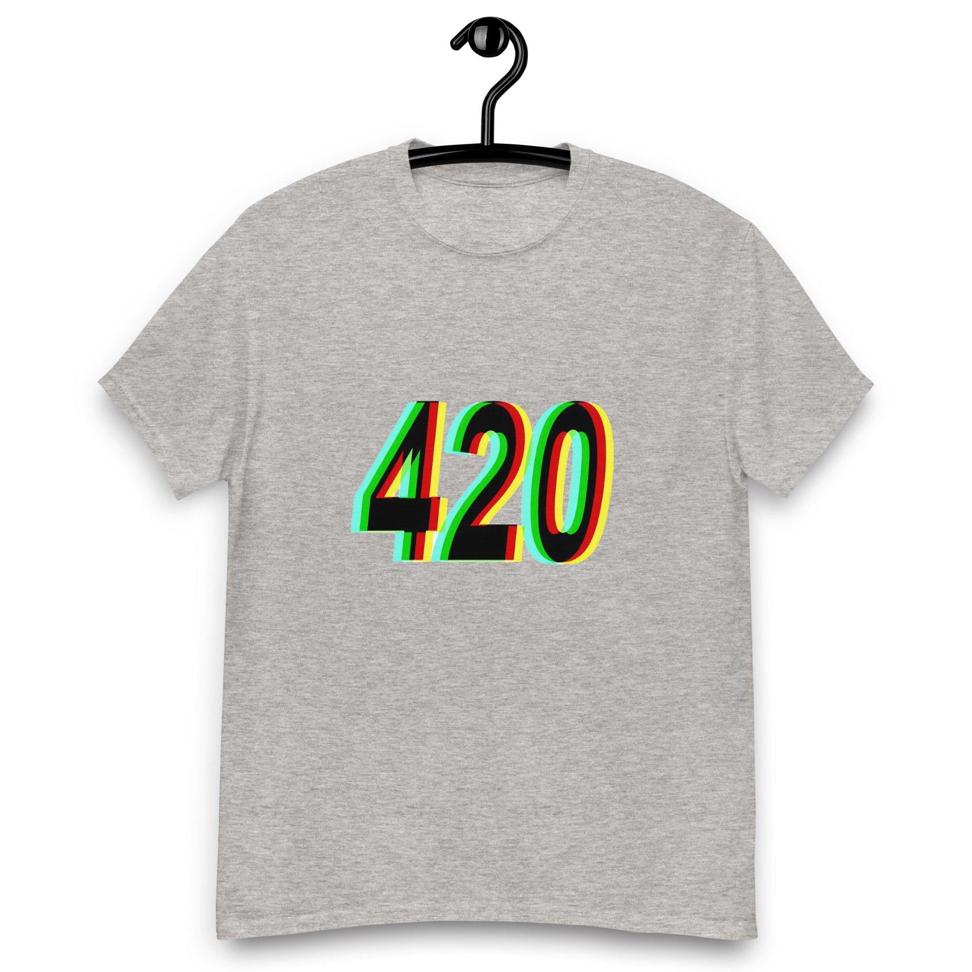 Psychedelic 420 Weed Men's classic tee - Lizard Vigilante