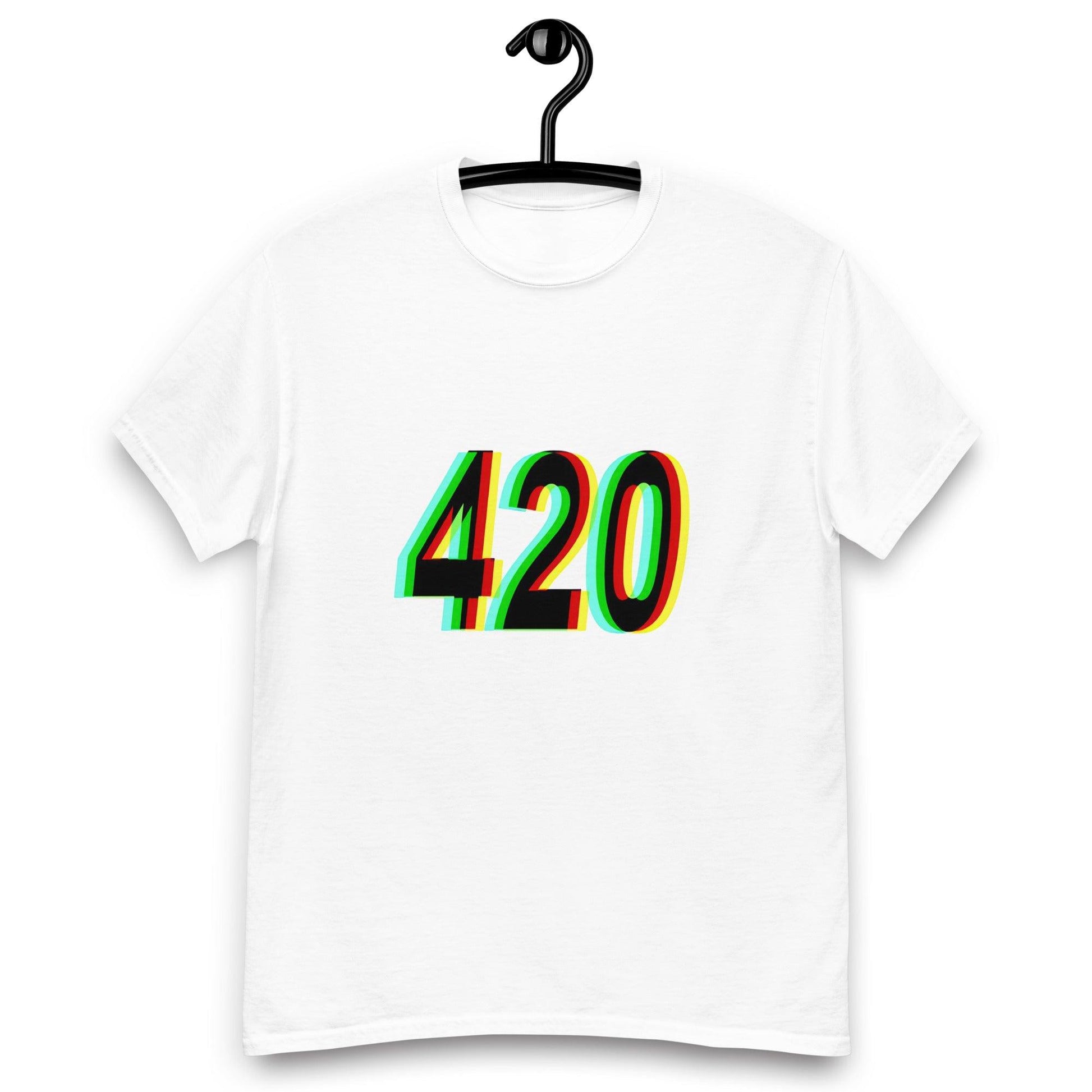 Psychedelic 420 Weed Men's classic tee - Lizard Vigilante