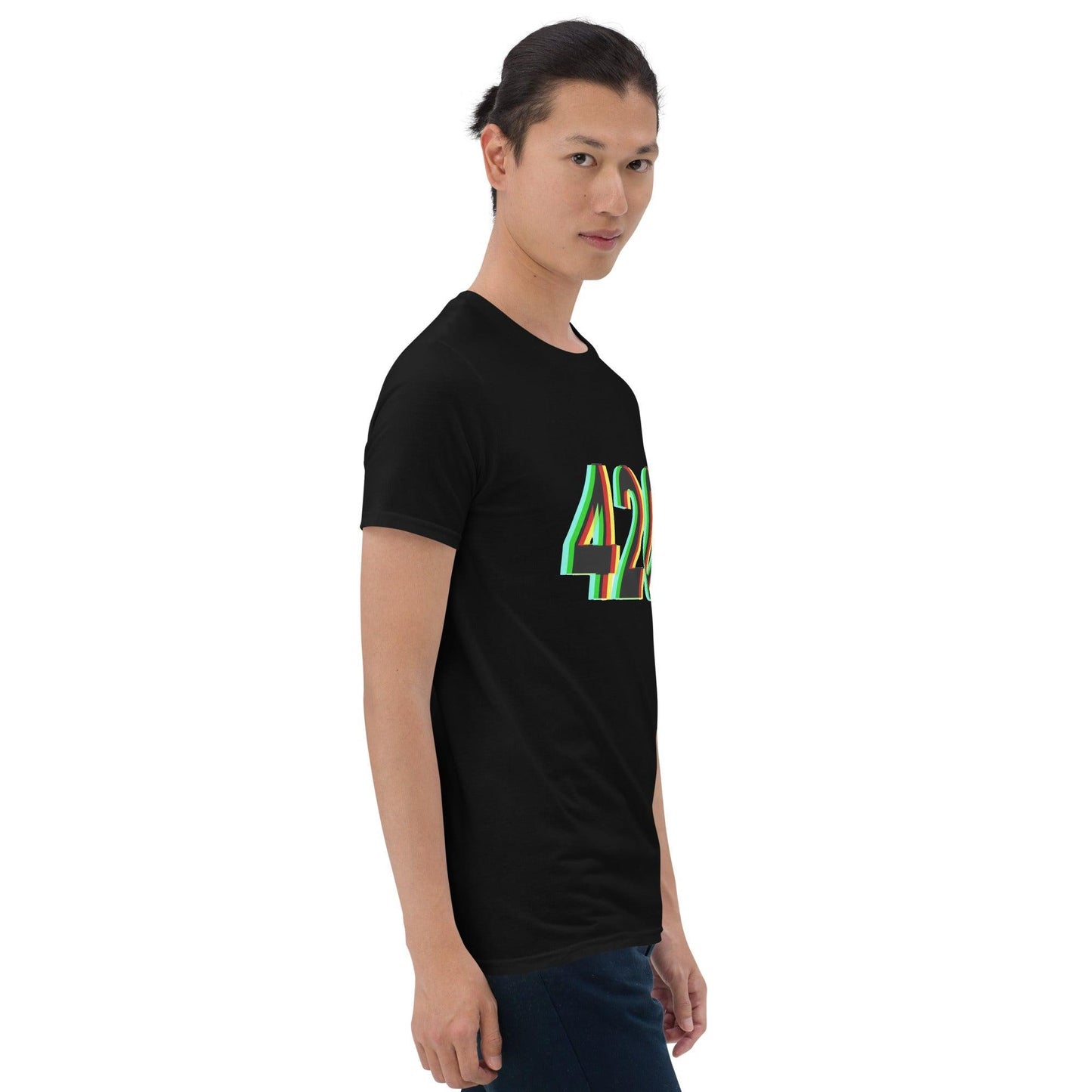 Psychedelic 420 Short-Sleeve Unisex Weed T-Shirt - Lizard Vigilante