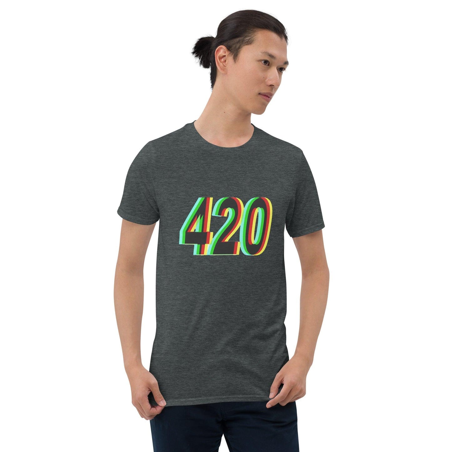 Psychedelic 420 Short-Sleeve Unisex Weed T-Shirt - Lizard Vigilante