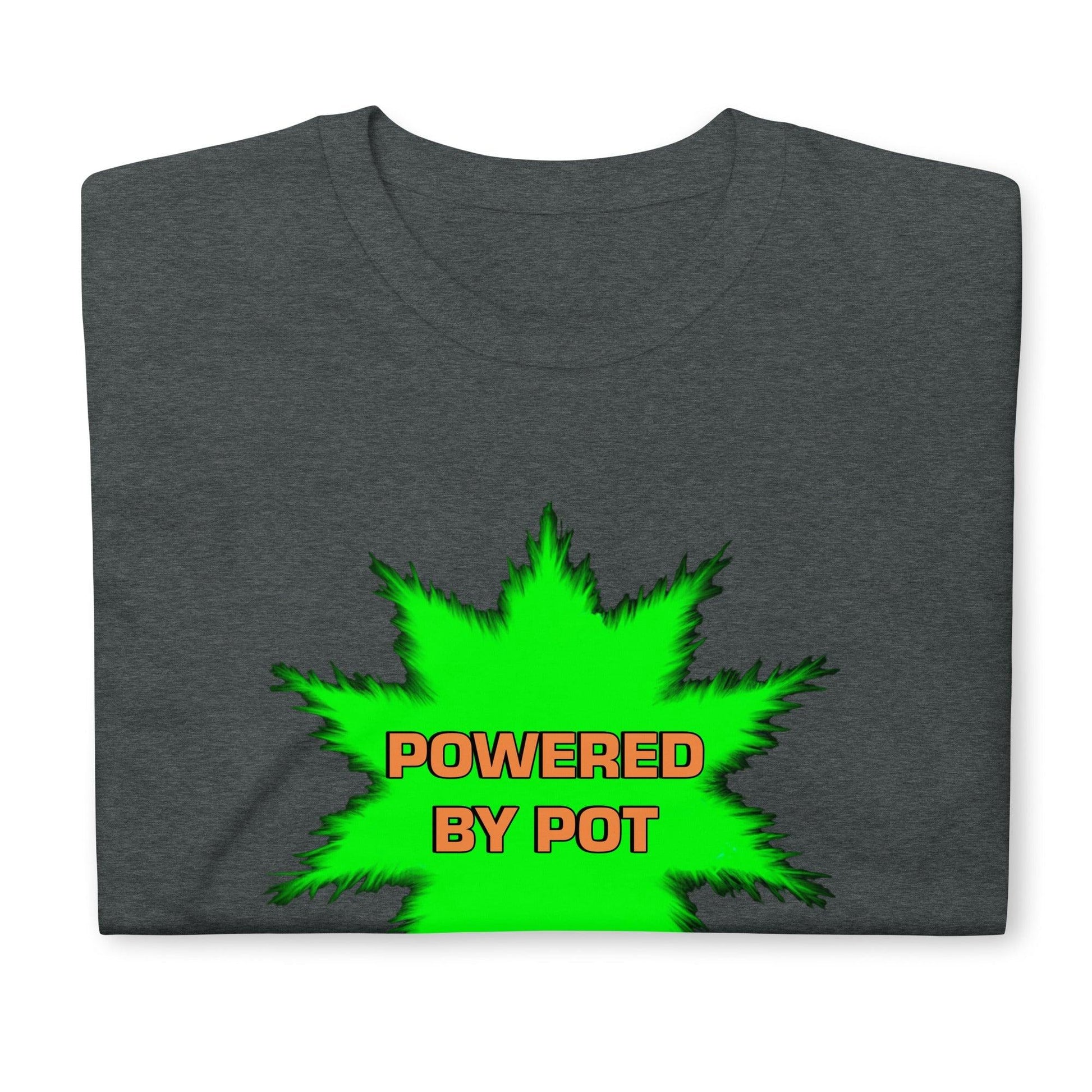 POWERED BY POT Short-Sleeve Unisex T-Shirt / THC Energy - Lizard Vigilante