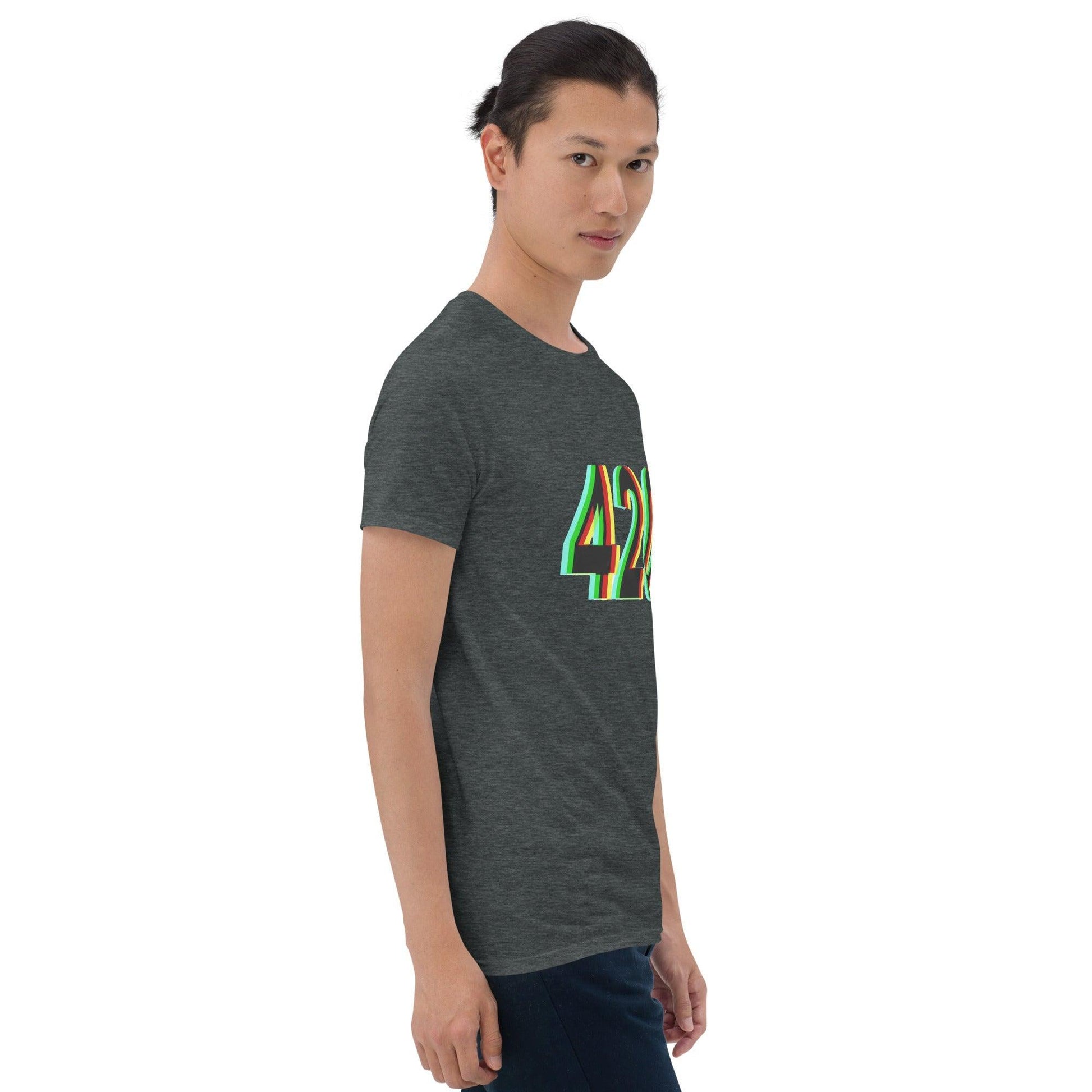 Psychedelic 420 Short-Sleeve Unisex Weed T-Shirt - Lizard Vigilante