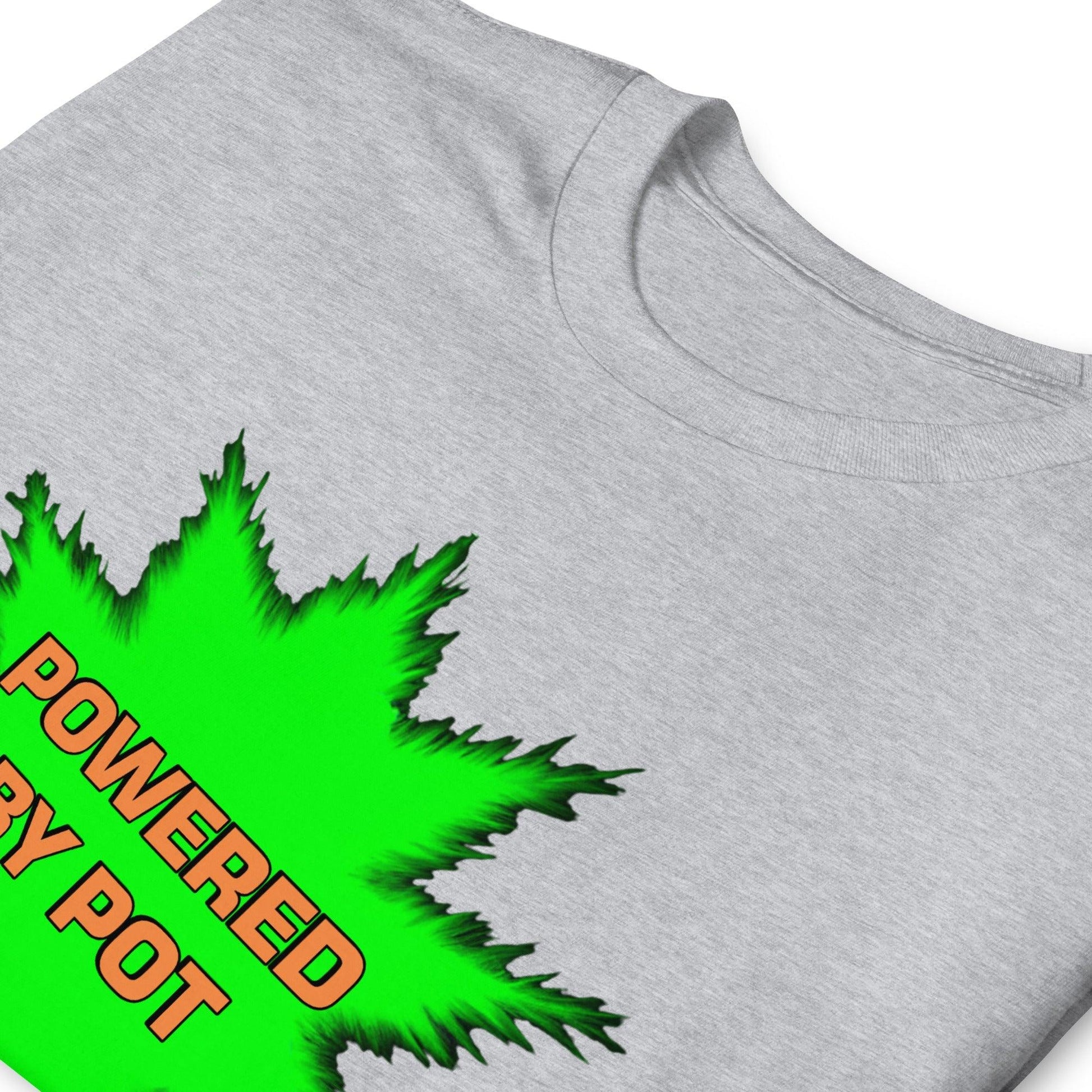 POWERED BY POT Short-Sleeve Unisex T-Shirt / THC Energy - Lizard Vigilante