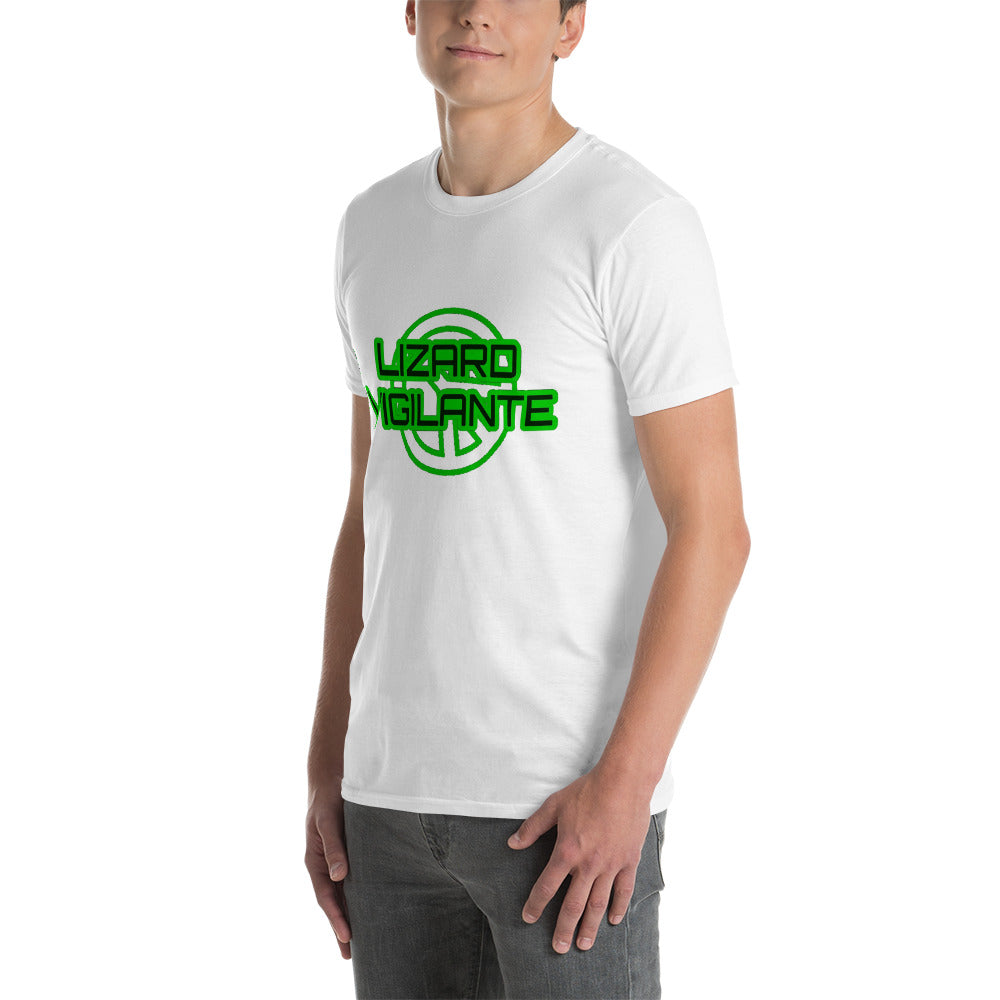 Nuke Green Lizard Vigilante Short-Sleeve Unisex T-Shirt - Lizard Vigilante