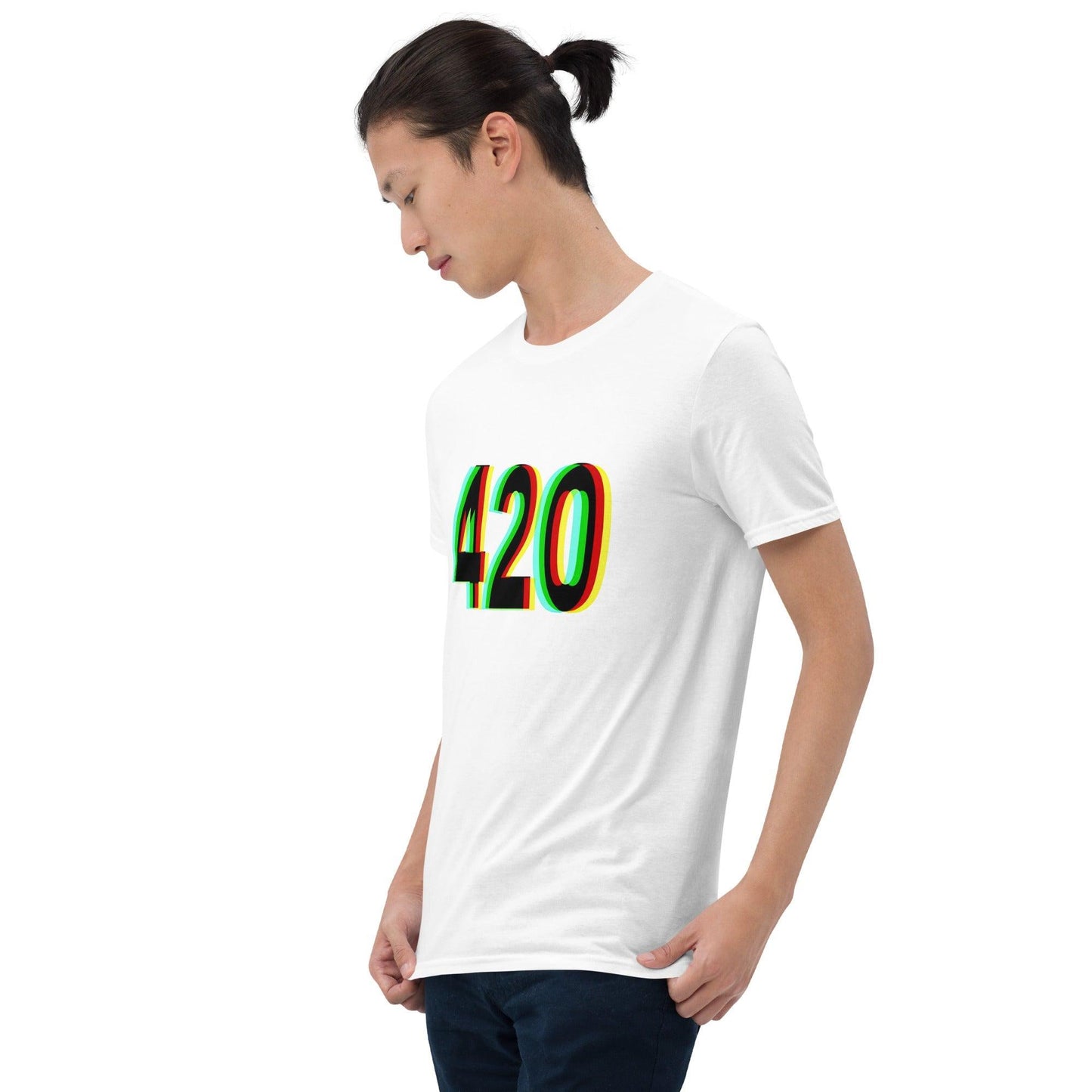 Psychedelic 420 Short-Sleeve Unisex Weed T-Shirt - Lizard Vigilante