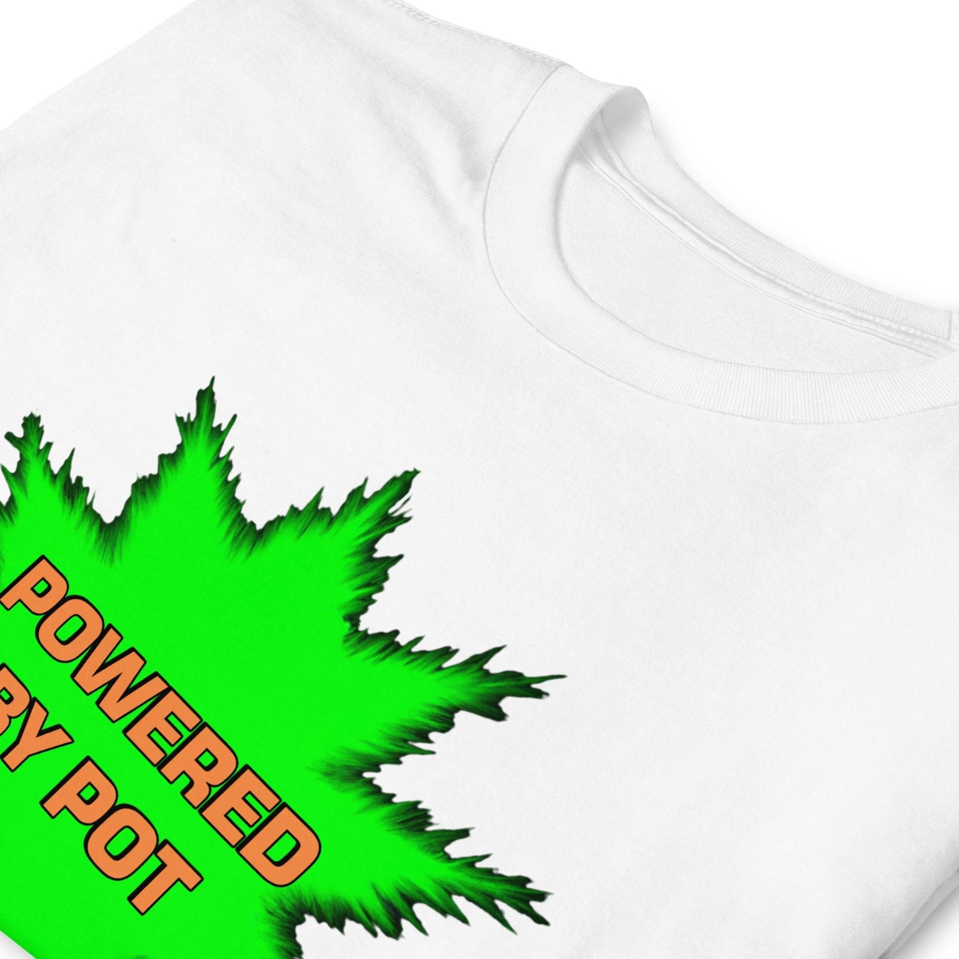 POWERED BY POT Short-Sleeve Unisex T-Shirt / THC Energy - Lizard Vigilante