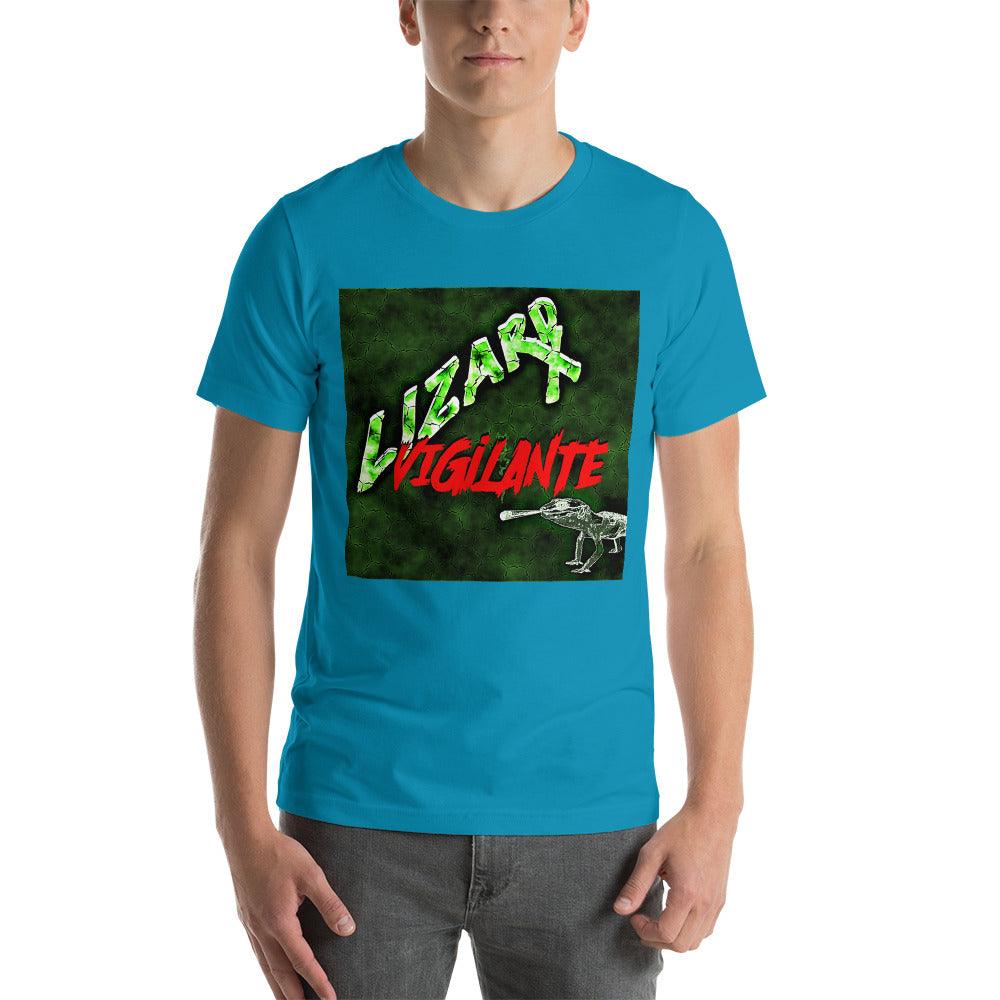 Lizard Vigilante Unisex T-shirt M-4XL / Lizard Smoking Shirt - Lizard Vigilante