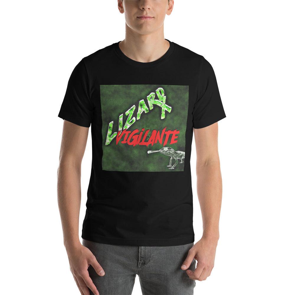 Lizard Vigilante Unisex T-shirt M-4XL / Lizard Smoking Shirt - Lizard Vigilante