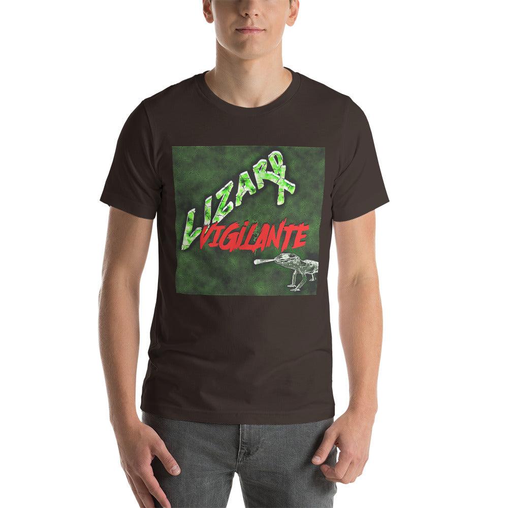 Lizard Vigilante Unisex T-shirt M-4XL / Lizard Smoking Shirt - Lizard Vigilante