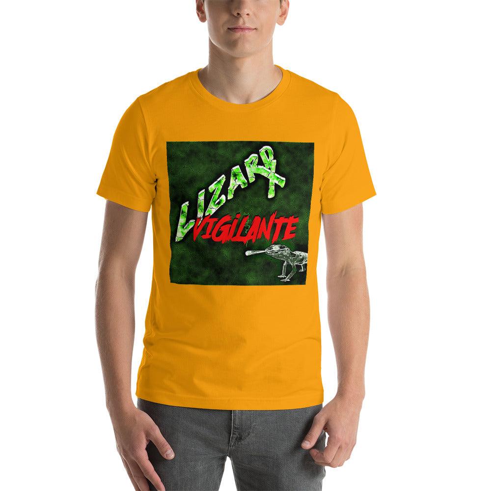 Lizard Vigilante Unisex T-shirt M-4XL / Lizard Smoking Shirt - Lizard Vigilante